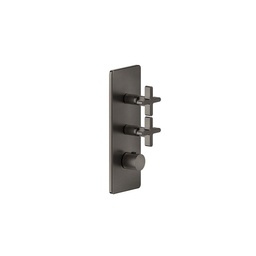 [GES-58224#031] Gessi 58224 Inciso Thermostatic Trim With 2 Volume Controls Chrome