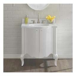 [FMD-1532-V30] Fairmont Designs 1532-V30 Belle Fleur 30&quot; Vanity Glossy White