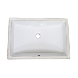 [FMD-S-200WH] Fairmont Designs S-200WH Rectangular Ceramic Undermount Sink - White