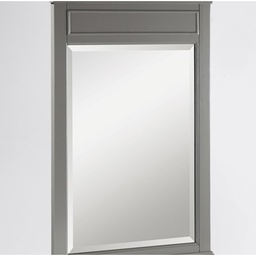 [FMD-1504-M24] Fairmont Designs 1504-M24 Smithfield 24&quot; Mirror - Med Gray - ONE ONLY