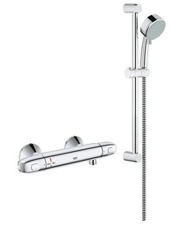[GRO-122629] Grohe 122629 Exposed Thermostat Single Function Shower Kit Chrome