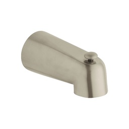 [GRO-13611EN0] Grohe 13611EN0 Classic Wall Mounted Tub Spout With Diverter Brushed Nickel