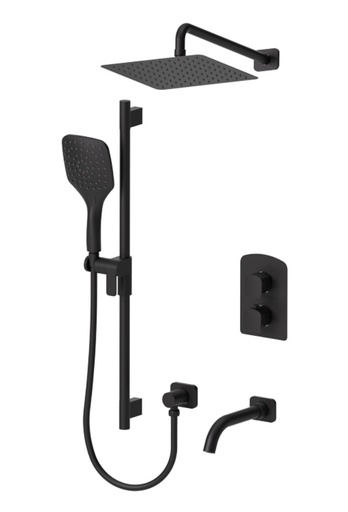 [TEN-DET33-501115-MB] Tenzo DET33-501115-MB Delano T-Box Kit 3 Functions Thermo Mat Black Finish