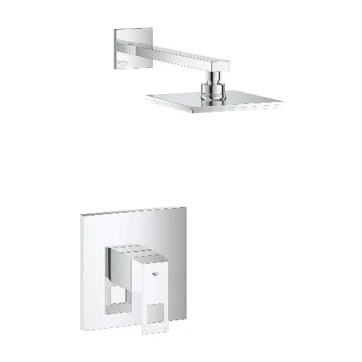 [GRO-23148000] Grohe 23148000 Eurocube Pressure Balance Valve Tub Combo Chrome