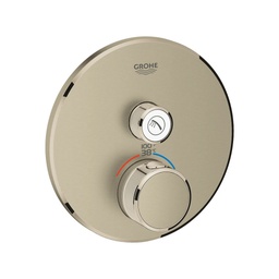 [GRO-29136EN0] Grohe 29136EN0 Grohtherm SmartControl Single Function Thermostatic Trim With Module Brushed Nickel