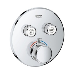 [GRO-29137000] Grohe 29137000 Grohtherm SmartControl Dual Function Thermostatic Trim and Module Chrome