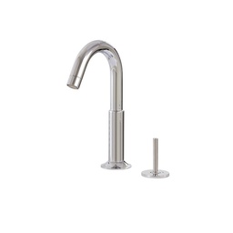 [AQB-27412BN] Aquabrass 27412 Geo 2 Piece Lavatory Faucet With Side Joystick Brushed Nickel