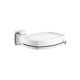 [GRO-40628000] Grohe 40628000 Grandera Ceramic Soap Dish With Holder Chrome