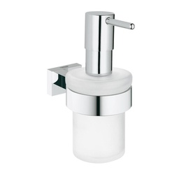 [GRO-40756001] Grohe 40756001 Essentials Cube Soap Dispenser With Holder Chrome