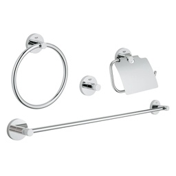 [GRO-40776001] Grohe 40776001 Essentials Master Bathroom Accessories Set Chrome