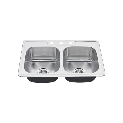 [AME-22DB.6332283S.075] American Standard 22DB.6332283S.075 Colony Db Ada 20G Ss Sink 3Hole W/Drain