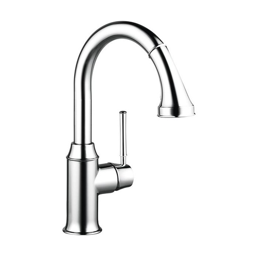 [HAN-04216000] Hansgrohe 04216000 Talis C Prep Kitchen Faucet W/Pull Down 2 Spray