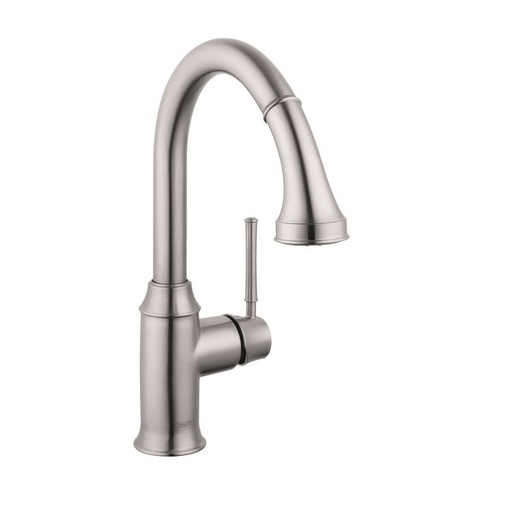 [HAN-04216800] Hansgrohe 04216800 Talis C Prep Kitchen Faucet W/Pull Down 2 Spray