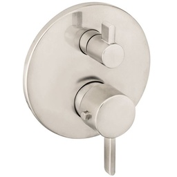 [HAN-04231820] Hansgrohe 04231820 S Thermostat With Volume Control &amp; Diverter Trim Brushed Nickel