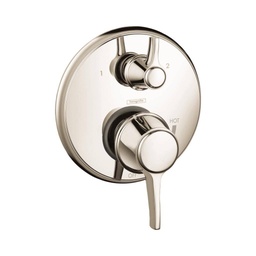 [HAN-04449830] Hansgrohe 04449830 Ecostat Ecostat Classic Pressure Balance Trim With Diverter Polished Nickel