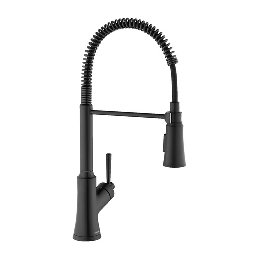 [HAN-04792670] Hansgrohe 04792670 Joleena Single Handle Semi Pro Kitchen Faucet Matte Black