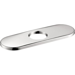 [HAN-06490000] Hansgrohe 06490000 Base Plate for Contemporary Single Hole Faucets 6&quot; Chrome