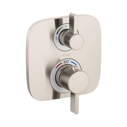 [HAN-15708821] Hansgrohe 15708821 Ecostat E Thermostatic Trim Volume Control Diverter Brushed Nickel
