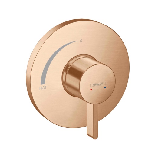 [HAN-15739141] Hansgrohe 15739141 Ecostat S Pressure Balance Trim Brushed Bronze