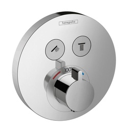 [HAN-15743001] Hansgrohe 15743001 Axor ShowerSelect Thermostatic 2 Function Trim Round Chrome