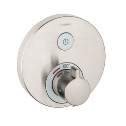 [HAN-15744821] Hansgrohe 15744821 Axor ShowerSelect Round Thermostatic 1 Function Trim Brushed Nickel