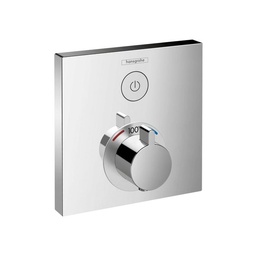 [HAN-15762001] Hansgrohe 15762001 Axor ShowerSelect Square Thermostatic 1 Function Trim Chrome