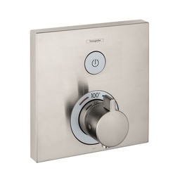 [HAN-15762821] Hansgrohe 15762821 Axor ShowerSelect Square Thermostatic 1 Function Trim Brushed Nickel