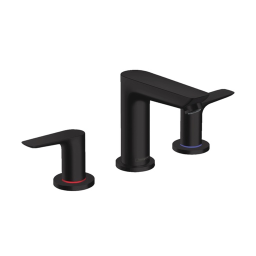 [HAN-71733671] Hansgrohe 71733671 Talis E 150 Widespread 3-Hole Mixer With Pop Up Matte Black