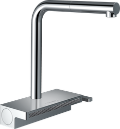 [HAN-73836001] Hansgrohe 73836001 Aquno Select Pull-Out Kitchen Faucet With 2-Spray Chrome