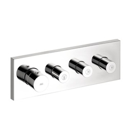 [HAN-10751001] Hansgrohe 10751001 Axor ShowerCollection Thermostatic 3 Function Trim Module Chrome