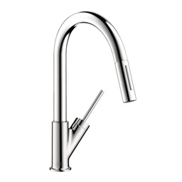 [HAN-10824001] Hansgrohe 10824001 Axor Starck Higharc Prep Kitchen Faucet Chrome