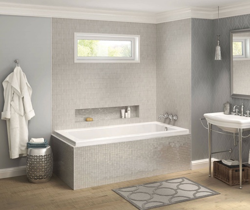 [MAAX-106212-R-103-001] Maax 106212-R-103-001 Pose 7236 Right Corner Aeroeffect W/ Air Push Control White
