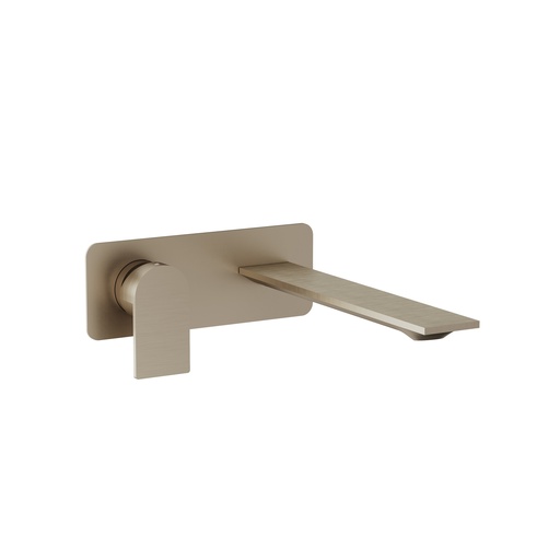 [AQB-92N29BN] Aquabrass 92N29BN Alpha Wall Mount Lavatory Faucet Brushed Nickel