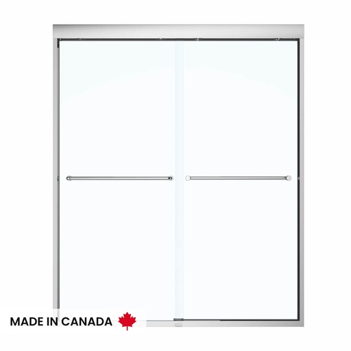 [MAAX-135664-900-084-000] Maax 135664-900-084-000 Aura 51-55 x 71 Sliding Shower Door Chrome