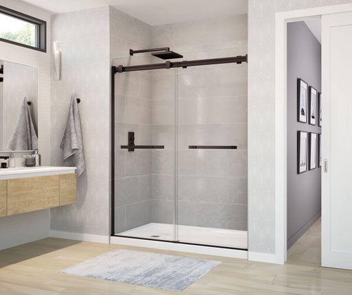 [MAAX-136272-900-173-000] Maax 136272-900-173-000 Duel Shower 56-59 X 74 Clear Dark Bronze