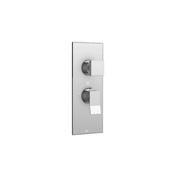 [AQB-S3176BN] Aquabrass S3176 Chicane Square Trim Set For Thermostatic Valve 12001 Brushed Nickel
