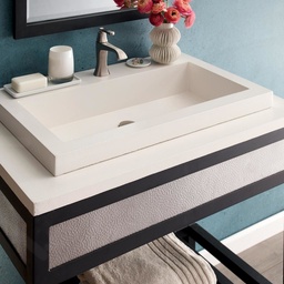 [NT-NSL3019-PX] Native Trails NSL3019 Trough 3019 in Pearl No Faucet Holes