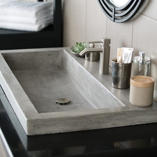 [NT-NSL3619-AX] Native Trails NSL3619-AX Trough 3619 in Ash No Faucet Holes