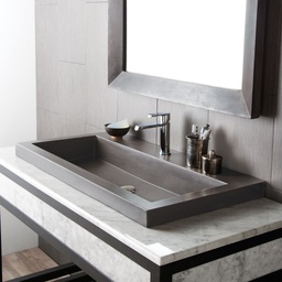 [NT-NSL3619-SX] Native Trails NSL3619-SX Trough 3619 in Slate No Faucet Holes