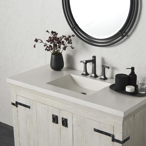 [NT-NSVNT48-P1] Native Trails NSVNT48-P1 48" Palomar Vanity Top in Pearl Single Faucet Hole