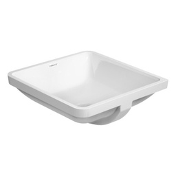 [DUR-0305430000] Duravit 030543 Starck 3 Vanity Basin Without Faucet Hole White - TWO ONLY