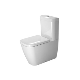 [DUR-2134092092] Duravit 213409 Happy D.2 Close Coupled Toilet Without Tank HygieneGlaze