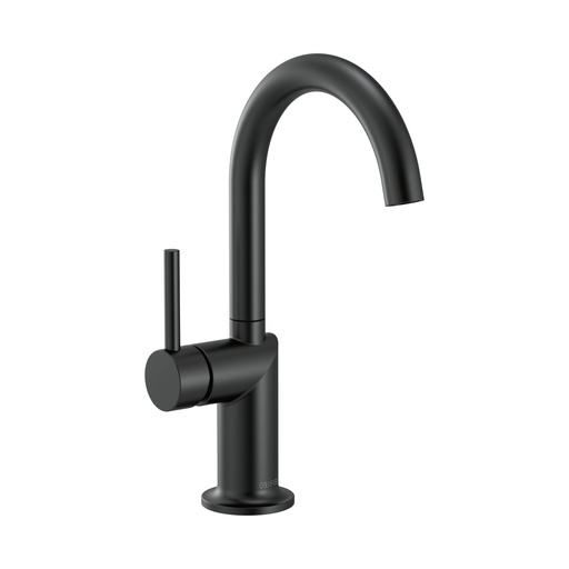 [BRI-61075LF-BLLHP] Brizo 61075LF-BLLHP Odin Bar Faucet with Arc Spout Less Handle Matte Black
