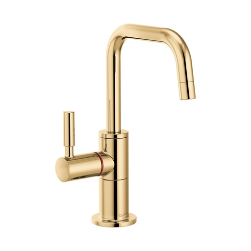 [BRI-61365LF-H-PG] Brizo 61365LF-H-PG Odin Instant Hot Faucet with Square Spout Polished Gold