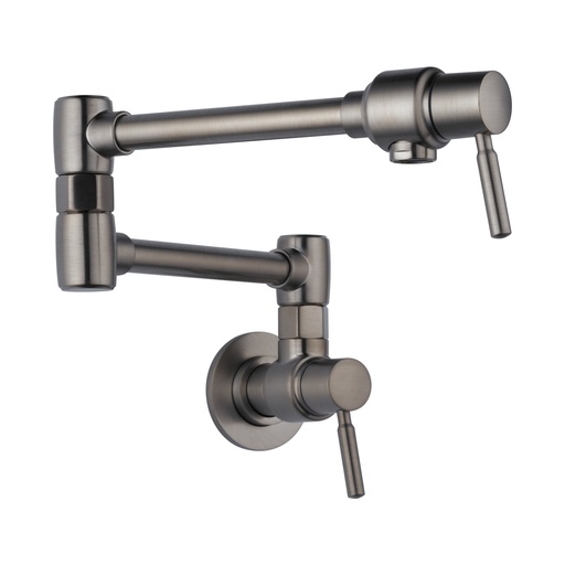 [BRI-62820LF-SL] Brizo 62820LF-SL Contemporary Wall Mount Pot Filler Faucet Brilliance Luxe Steel