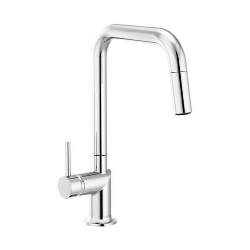 [BRI-63065LF-PCLHP] Brizo 63065LF-PCLHP Odin Square Pull-Down Kitchen Faucet Less Handle Polished Chrome