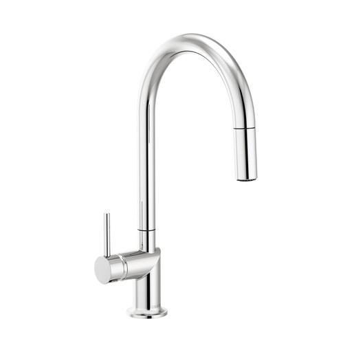 [BRI-63075LF-PCLHP] Brizo 63075LF-PCLHP Odin Arc Pull-Down Kitchen Faucet Less Handle Polished Chrome