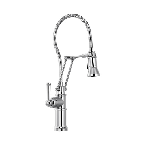 [BRI-63125LF-PC] Brizo 63125LF-PC Artesso Articulating Faucet With Finished Hose Polished Chrome