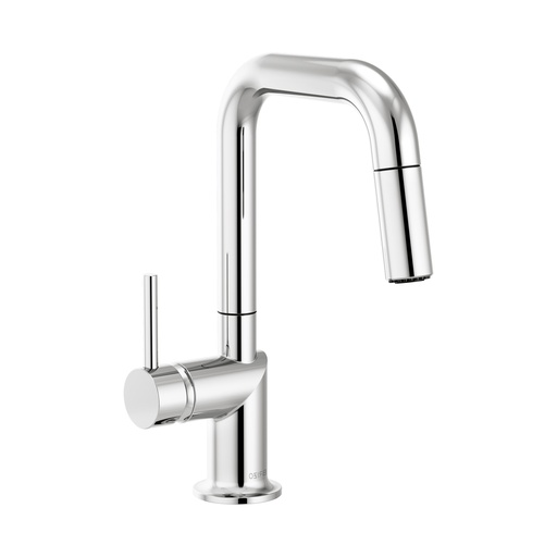 [BRI-63965LF-PCLHP] Brizo 63965LF-PCLHP Odin Square Pull-Down Prep Faucet Less Handle Polished Chrome