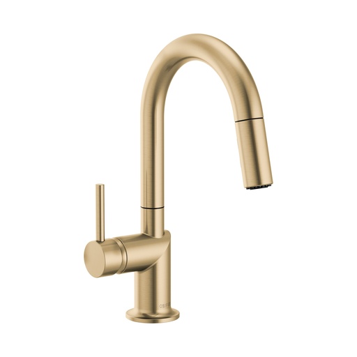 [BRI-63975LF-GLLHP] Brizo 63975LF-GLLHP Odin Arc Pull-Down Prep Faucet Less Handle Luxe Gold